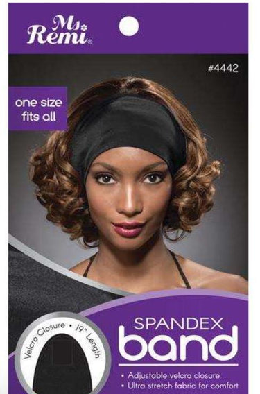 ANNIE Ms REMI SPANDEX HEAD BAND- BLACK